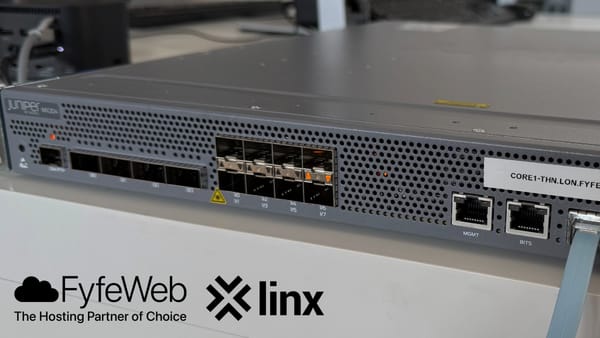 FyfeWeb Joins London Internet Exchange (LINX) and Becomes a LINX ConneXions Partner